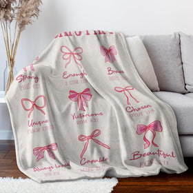IDELTIME care instructions label on blanket