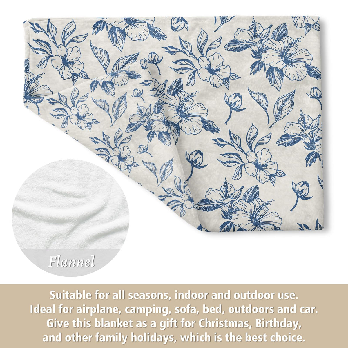 IDELTIME soft blanket folded at the foot of a bed for nap-ready warmth