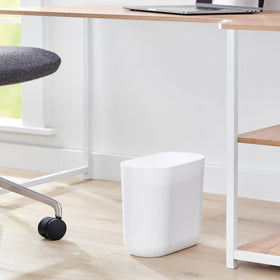 iDesign Cade white finish adds modern style to small spaces
