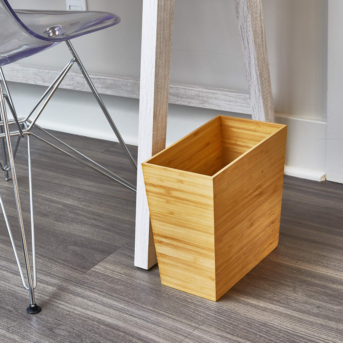 iDesign Formbu bamboo veneer with MDF is durable and easy to wipe.