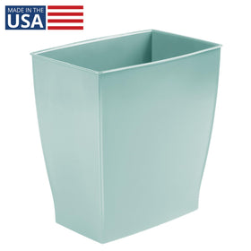 idesign mono trash can under desk, discreet waste solution for home office.