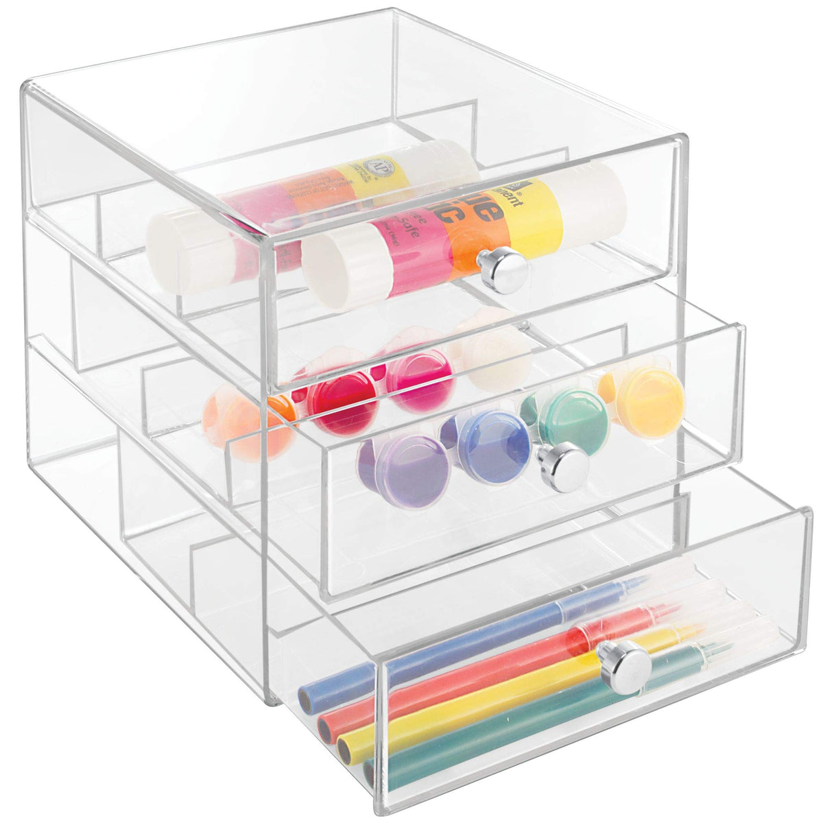 idesign vanity organizer compact design ideal for small bathrooms or desks