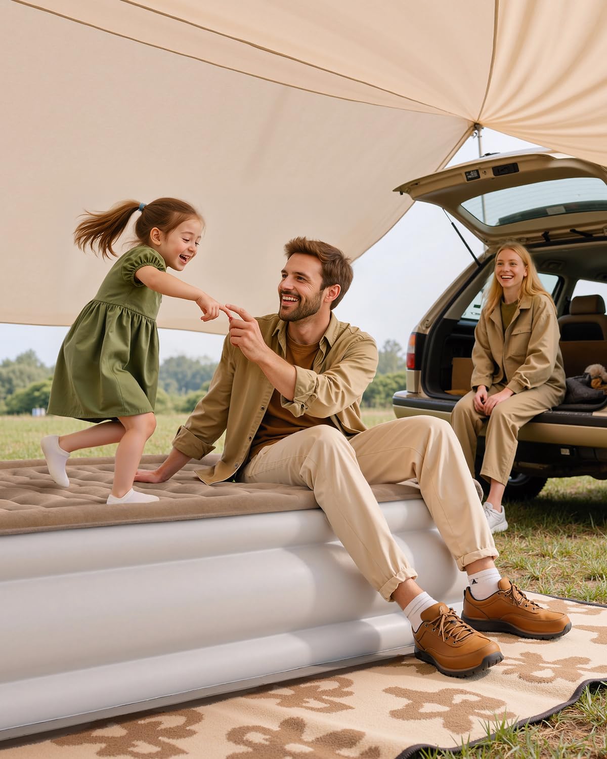 iDOO air mattress ideal for camping and outdoor use