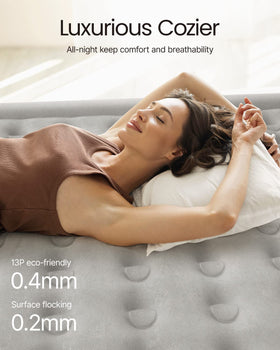 iDOO air mattress full four chamber structure provides targeted support