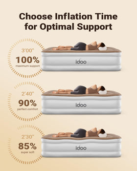 iDOO air mattress is a convenient guest-room solution