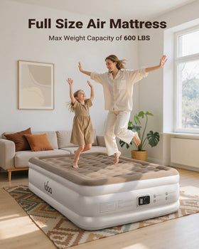 iDOO air mattress quick-inflate demonstrates fast setup for spontaneous guests