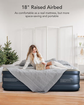 iDOO bed features non-slip bottom for stability and reduced noise