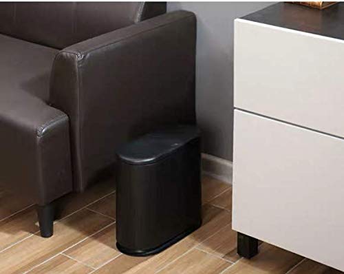 IEEK trash can with modern-design silhouette for any room