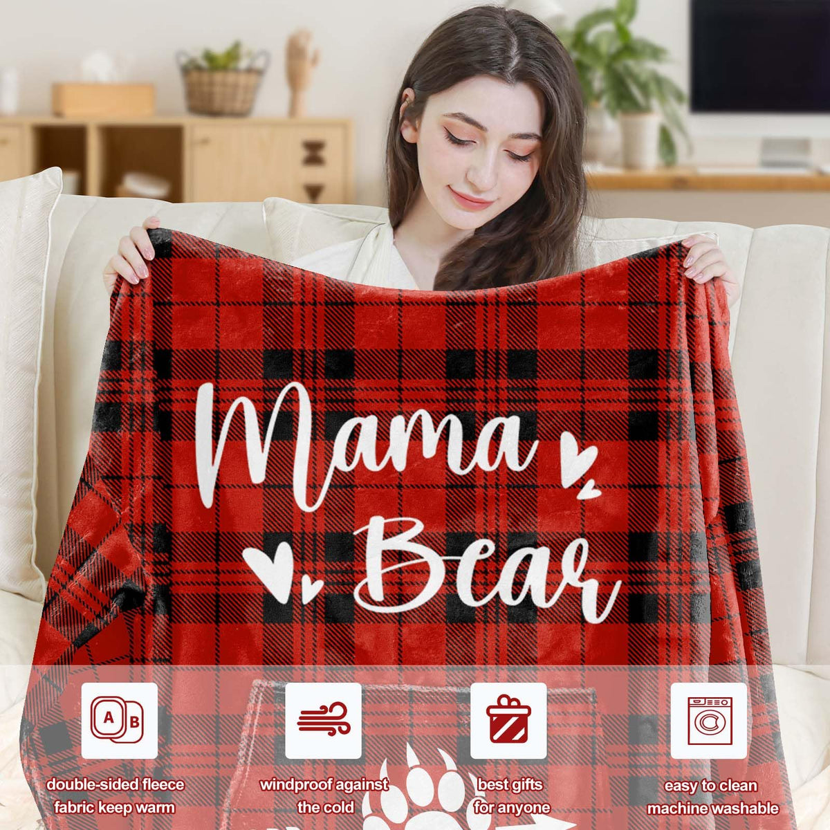 IEFULLYEE plush-hooded-blanket emphasizes softness and comfort