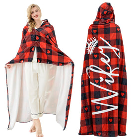 IEFULLYEE wearable blanket hoodie close-up showing soft warmth for cozy evenings