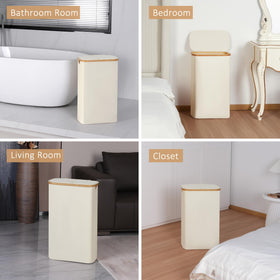 iEGrow lid helps conceal laundry and reduce odors in the room
