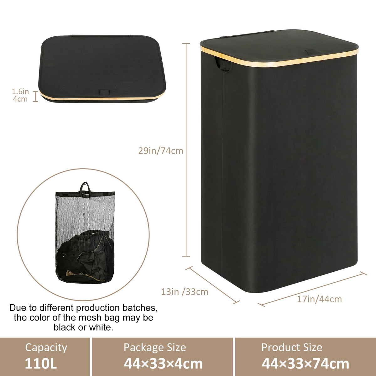 iEGrow collapsible laundry basket setup emphasizes quick setup and compact storage.