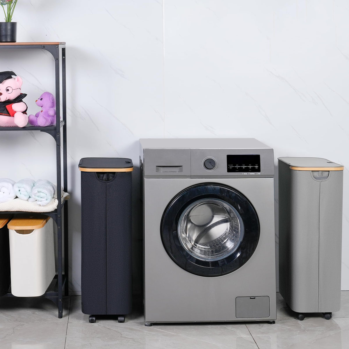 iEGrow detachable inner bag simplifies sorting and cleaning after laundry day