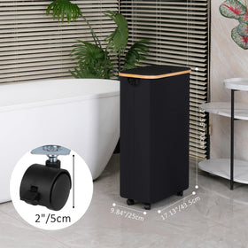 iEGrow laundry basket with lid helps conceal dirty clothes neatly