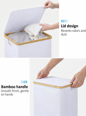 iEGrow lid helps control odors and keeps laundry out of sight