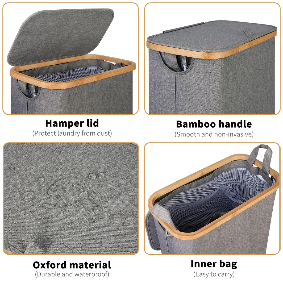 iEGrow removable inner bag keeps clothes breathable and ready for washing.