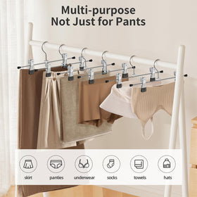 IEOKE skirt hangers swivel helps keep closet tidy