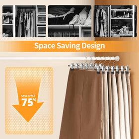 IEOKE space-saving design keeps closets organized