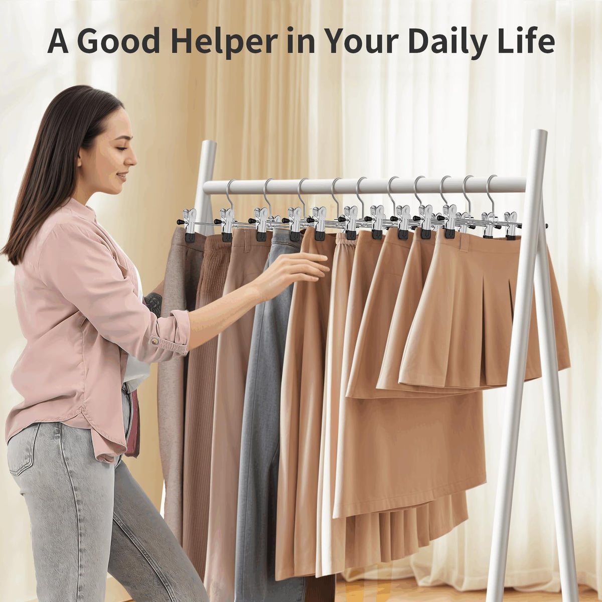 IEOKE versatile hangers fit babies to adults