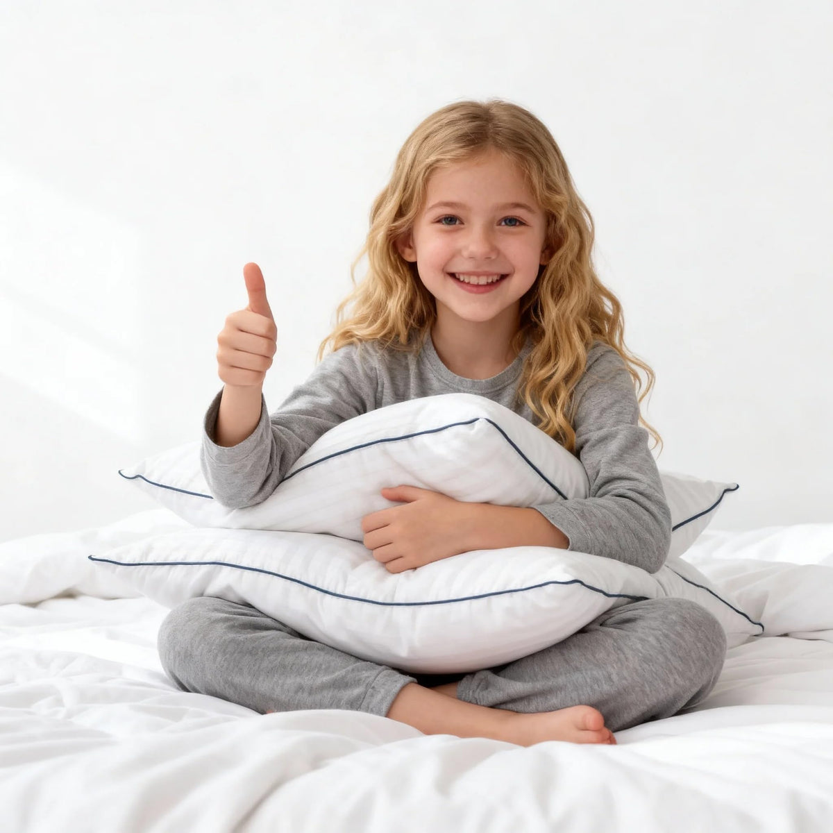 ifaon hypoallergenic pillow with breathable microfiber fill for healthier sleep