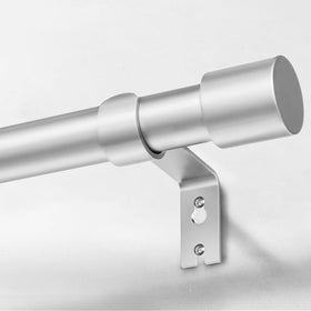 IFELS heavy-duty curtain rod installation with included brackets for secure wall mounting.