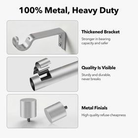 IFELS matte silver finish adds modern style to farmhouse or minimalist rooms.