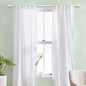 IFELS adjustable curtain rod 30-120 inches for versatile window sizing