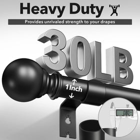 IFELS adjustable rod system allows precise sizing for 32-120 inches.
