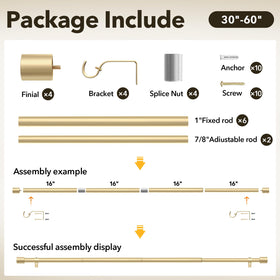 IFELS complete set ready to hang lets you dress windows immediately