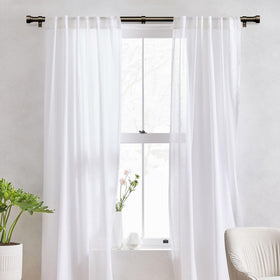 IFELS adjustable curtain rod length from 30 to 120 inches