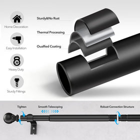 IFELS curtain rod installation hardware ready for quick mounting.