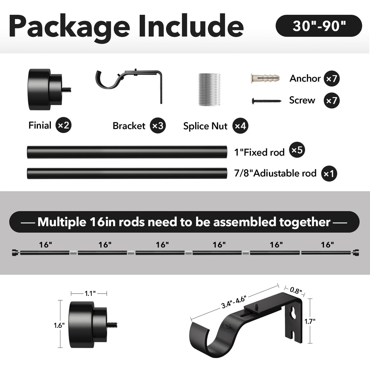 IFELS easy installation with included hardware and instructions