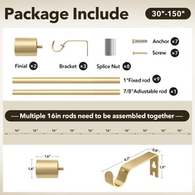 IFELS packaging includes hardware and instructions for quick installation