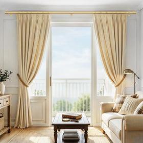 IFELS wall-mount setup demonstrating sturdy support for heavy drapes