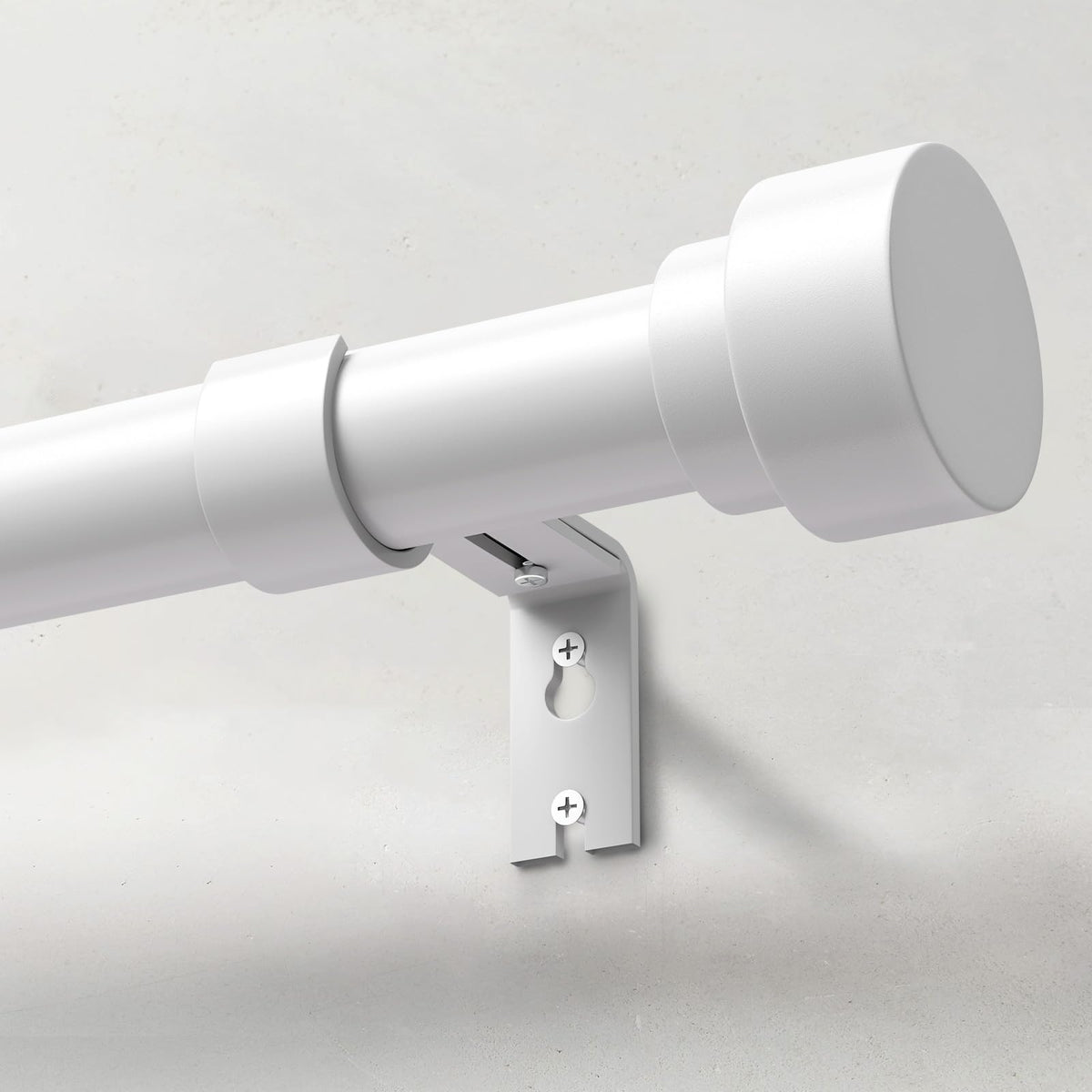 IFELS heavy-duty curtain rod 66-120 inch range with 1in diameter supports up to 50lb