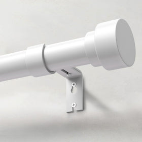 IFELS heavy-duty curtain rod 66-120 inch range with 1in diameter supports up to 50lb