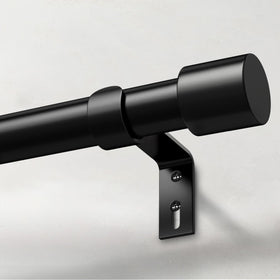 IFELS heavy-duty curtain rod with reinforced metal construction supports strong drapes