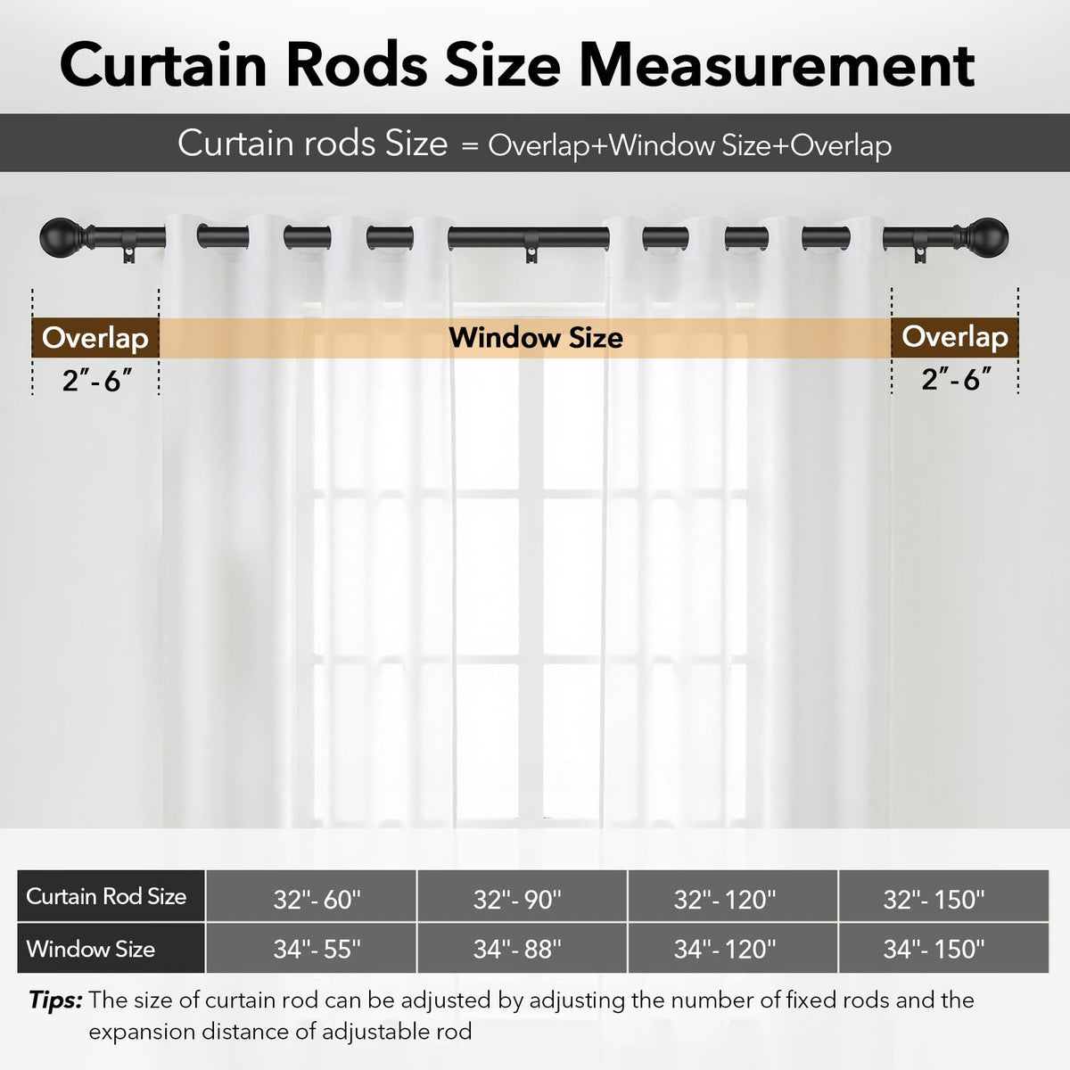 IFELS robust metal construction provides durable support for drapes.