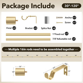 IFELS thick-gauge metal construction supports heavy curtains without bending.