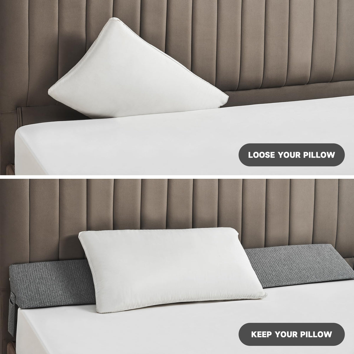 IFNOW dark-grey wedge keeps items organized and within reach.
