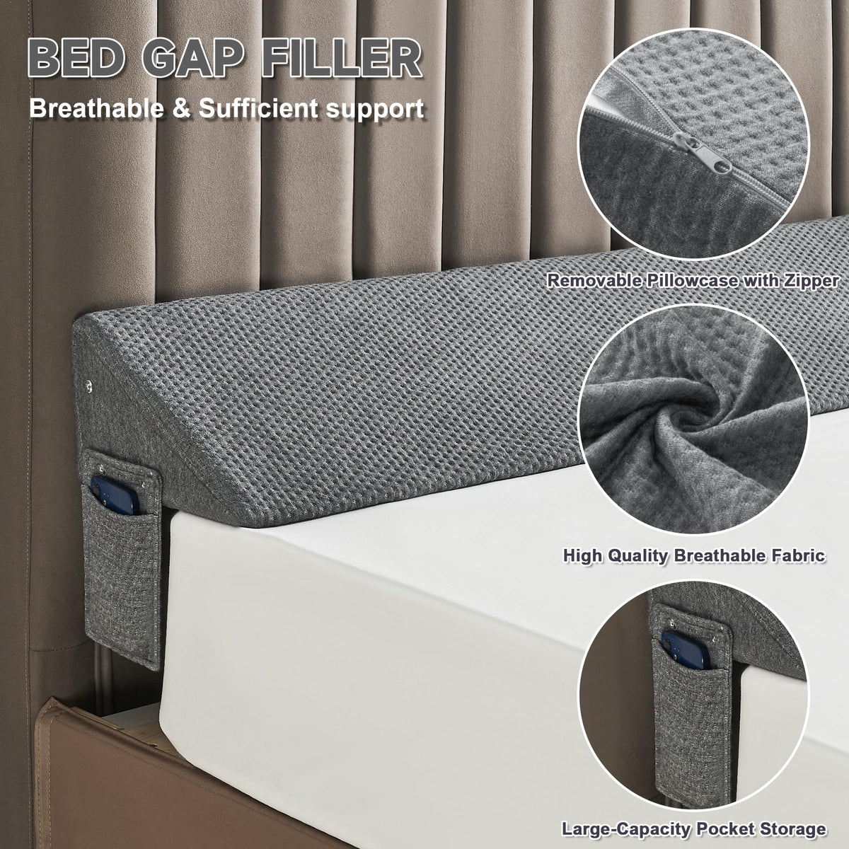 IFNOW breathable fabric cover is soft and easy to wash.