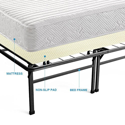 i frmmy queen-size pad blends under the mattress for discreet support