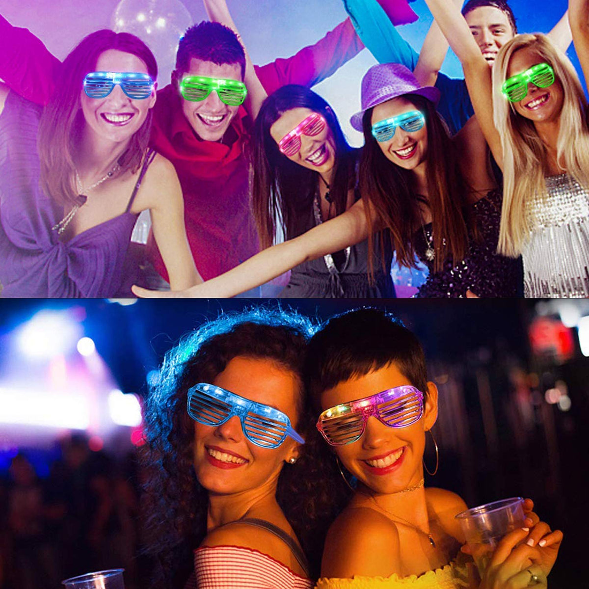 iGeeKid glow glasses enhance photos and video moments.