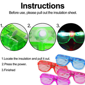 iGeeKid LED glasses offer clear vision with no glare.