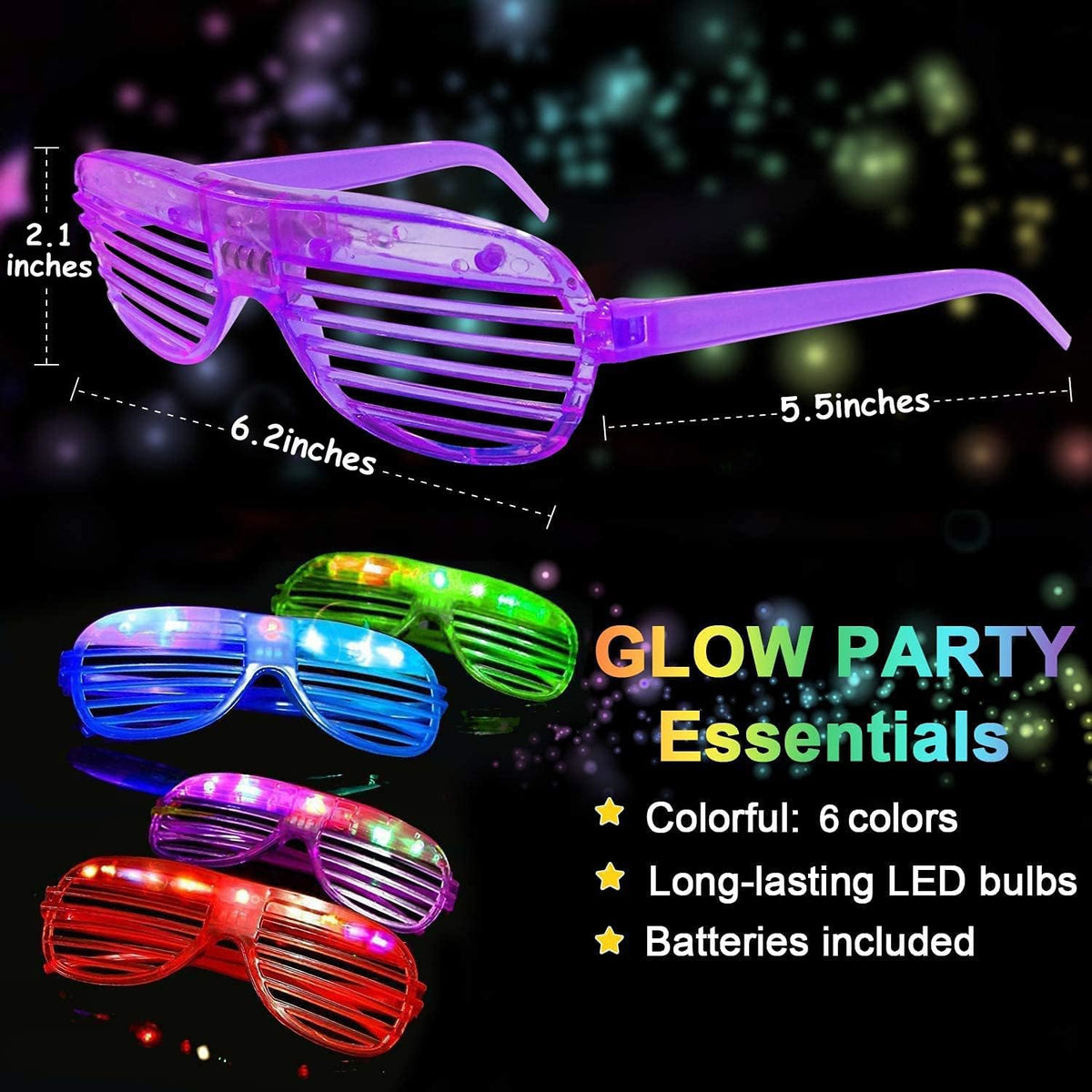 iGeeKid shutter glasses in fast mode delivering bright effects
