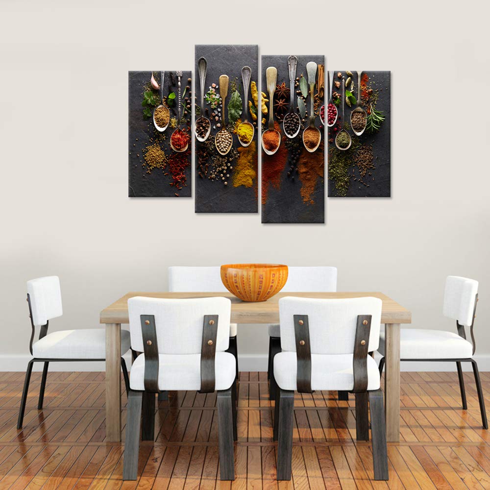 iHAPPYWALL Gallery-wrapped four-panel display for cohesive wall art