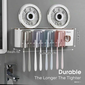 ihave adhesive-strip installation allows drill-free mounting on smooth surfaces.