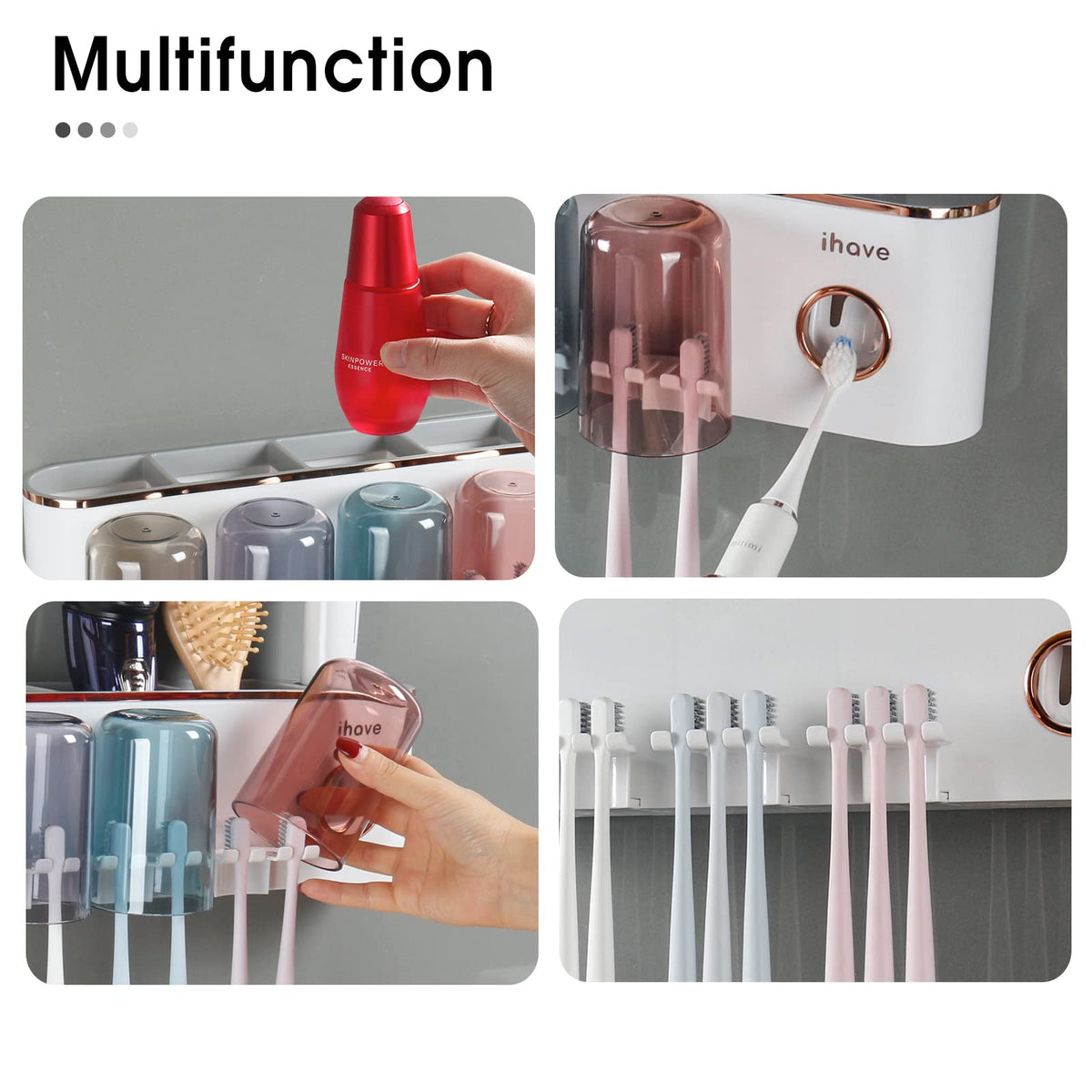 ihave removable components simplify cleaning under the tap.