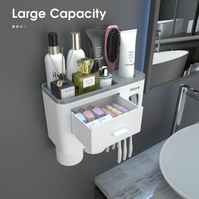 iHave automatic toothpaste dispenser simplifies squeezing while reducing waste.