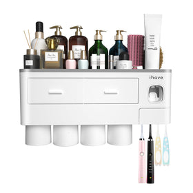 iHave family-friendly setup fits seven toothbrushes for everyone.